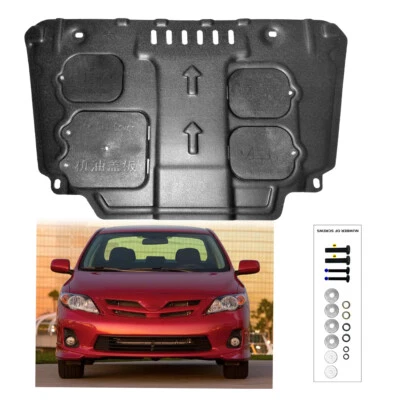 Engine Splash Shield For Toyota Corolla 2009-2013 Auto Under Guards Mudguards - Imagem 1 de 4