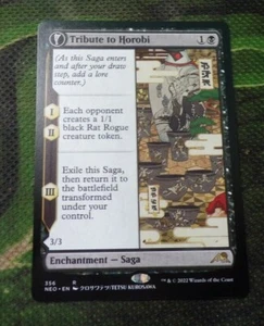 Tribute to Horobi (Showcase) - Kamigawa: Neon Dynasty Rare MTG Karte Near Mint - Bild 1 von 2