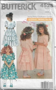 Vintage Butterick Pattern #4528-Child's Dress-Sizes 2-3-4 Easter Dress - Imagen 1 de 1