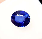 Loose Gems Natural Blue Sapphire 4.10 Ct Ring Size Oval Shape Certified Gem c924