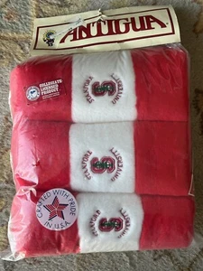 3 Stanford University Head Covers Vintage 80s Plush Fur Headcovers Antigua USA - Picture 1 of 8