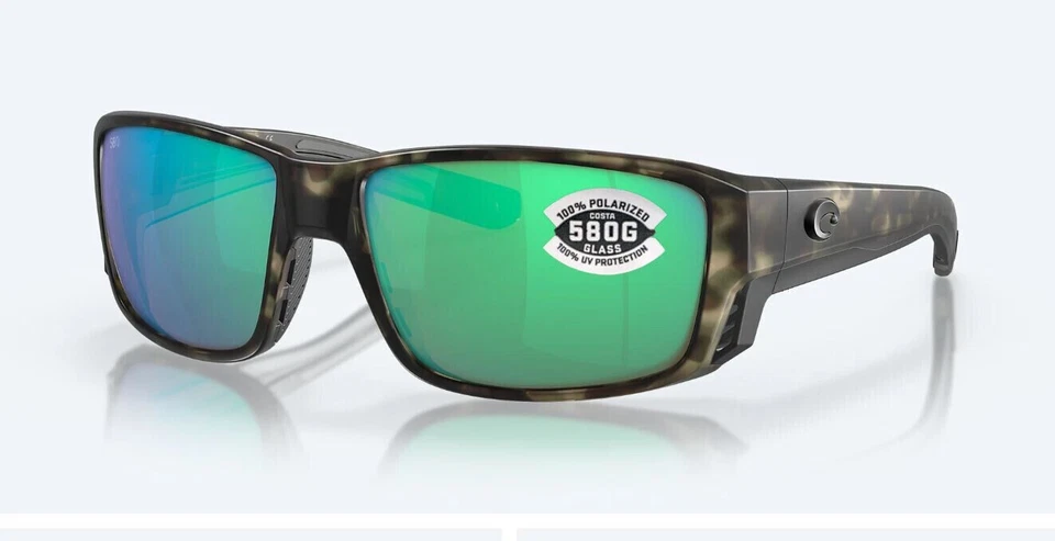 NUEVO Callejón del Atún Costa Del Mar PRO Humedales/Espejo Verde Vidrio Polarizado 580G Foto 1 de 1