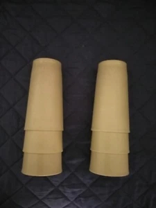 (6)TUPPERWARE Vtg 12 Oz Tumblers Cups harvest gold - Picture 1 of 1