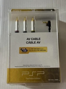 Genuine OEM Sony AV Cable For PSP 2000/3000 Series Gold Variant For Playstation  - Picture 1 of 5