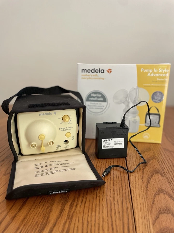 Extractor de leche doble avanzado con estilo Medela + adaptador de corriente Foto 1 de 1