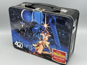 Fiambrera metálica exclusiva MegaCon 40 aniversario 2017 Star Wars New Hope NUEVA - Imagen 1 de 8