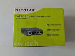 Netgear FS105v2 sans alimentation 5 ports 10/100 commutateur Netgear ProSafe FS105 v2 - Photo 1/6