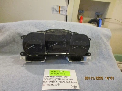 1998-1999 JAGUAR XJ8 FACTORY OEM DASH SPEEDOMETER CLUSTER ASSEMBLY FREE SHIPPING - Image 1 of 4