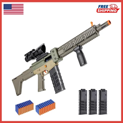 Realistic Sniper Rifle Toy Guns for Nerf Guns Bullets, Electric Foam Blaster - Image 1 of 4