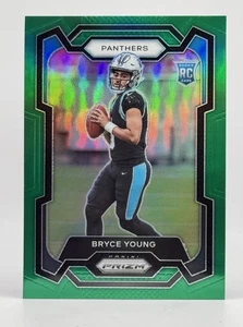 Bryce Young 2023 Panini Prizm Green Prizm Rookie #311 RC - Foto 1 di 2