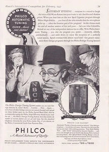 Philco 116X Deluxe Radio Ed Wynn NBC 8"x11" Vintage Print Ad 1937 - Picture 1 of 1