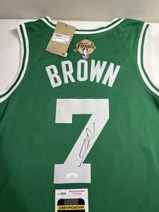 Jaylen Brown Signed Autographed Jersey Celtics Authentic FINALS Basketball JSA - Picture 1 of 8