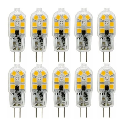 10x G4 LED Lampe 12V 5W AC/DC Birne NO Dimmbar Stiftsockel Leuchtmittel Warmweiß - Bild 1 von 4