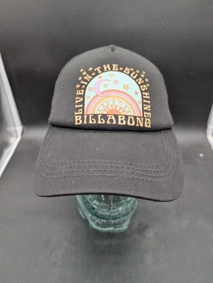 Billabong Surf Skate Live In The Sunshine Foam Mesh Snapback Black Outdoor Hat - Изображение 1 из 4