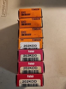 Rodamiento radial Timken 202Kdd, doble escudo, diámetro de 15 mm - Imagen 1 de 3
