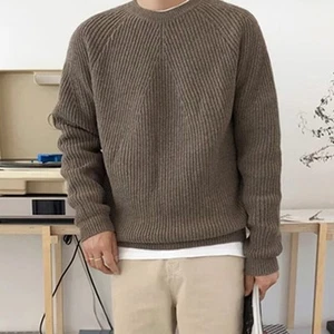 Lifestyle Ready Men's Jacquard Knit Top Perfect for Fall and Spring Wear - Picture 1 of 67