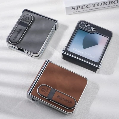 Funda protectora con bisagra resistente con soporte para Galaxy Z Flip 7 5 3 4 6 Foto 1 de 4