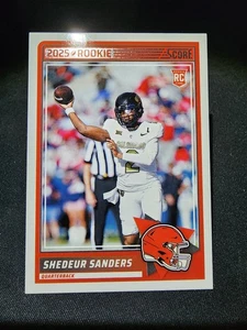 2025 Panini Score Football #15 Shedeur Sanders RC Rookie Card Cleveland Browns - Picture 1 of 2