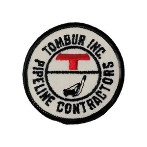 Parche bordado para contratistas de tuberías Tombur Inc - Imagen 1 de 2