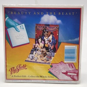 Pop Shots Pop Up Greeting Card 3D Card Disney Beauty And The Beast Birthday Card - Picture 1 of 6