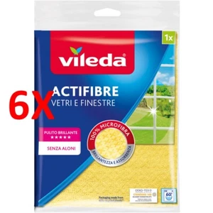 6 X Vileda Actifibre Cloth Für Windows Und Windows - Bild 1 von 1