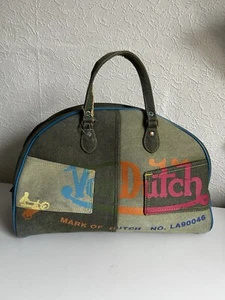 Vintage Von Dutch Tasche Mehrfarbig Denim-Style Bowlingbag - Bild 1 von 8