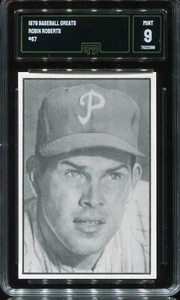 1953 Bowman B&W Extension ('79) #67 Robin Roberts Phila. Phillies - GMA 9 Mint - Picture 1 of 2