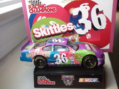 1998 Racing Champions NASCAR ERNIE IRVAN #36 SKITTLES WILD BERRY 1/64 CAR - Image 1 of 4