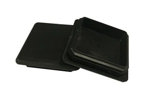 Tappo terminale spina plastica quadrato 4 - 3" inserto scorrevole 3x3 1/4-7ga tubo palo - Foto 1 di 2