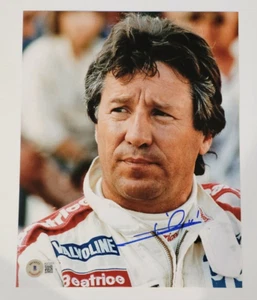 Foto firmada por Mario Andretti 8x10 - Leyenda de carreras - Salón de la Fama - Beckett - Imagen 1 de 3