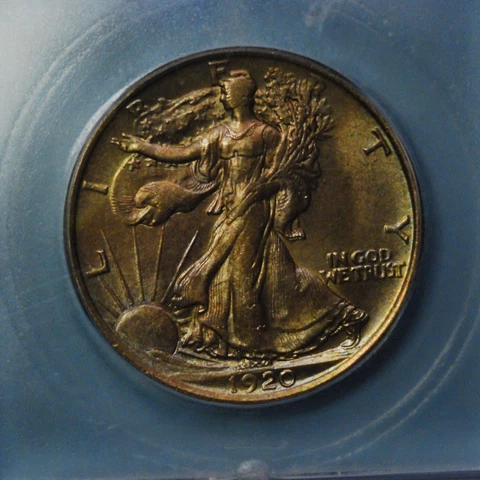 1920 Walking Liberty Half Dollar ICG MS63+ Cover
