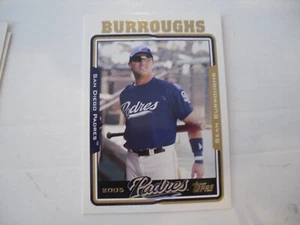 2005 Topps #172 Sean Burroughs - Foto 1 di 2