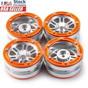 4Pcs 1.9" Alloy Beadlock Wheel Rims for 1/10 AXIAL SCX10 D90 TRX-4 RC Crawler - Picture 1 of 10