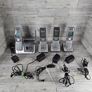 AT&T CL82401 Cordless Phones Set of 4 Handsets Caller ID READ - Afbeelding 1 van 7