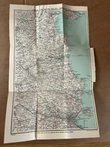Antique map of Dublin the Boyne Valley Dundalk Ireland 1920 - Picture 1 of 8