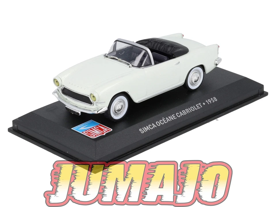 SIM100 Voiture 1/43 IXO Altaya SIMCA : SIMCA Oceane cabriolet 1958 - Immagine 1 di 1