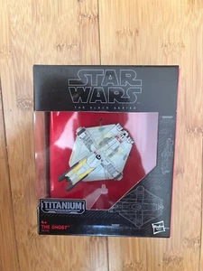 BNIB STAR WARS BLACK TITANIUM SERIES 26 THE GHOST SHIP STARSHIP MODEL VEHICLE - Picture 1 of 3