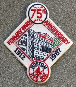 TOPPA MAGLIA BASEBALL MLB BOSTON RED SOX FENWAY PARK 75° ANNIVERSARIO 1987 - Foto 1 di 2