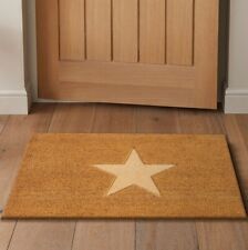 Astley PVC Backed Star Printed Coir Door Mat