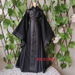 1/6 Scale Male Black Ancient Outfit Clothes Model for 12in  Body Clothes - Picture 1 of 2