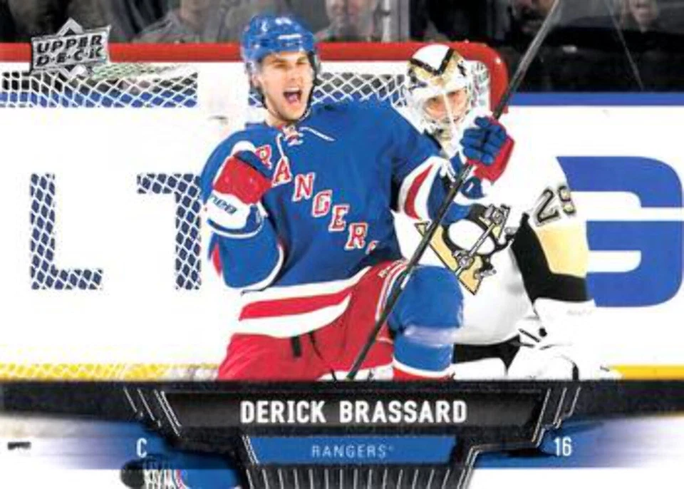 #24 Derick Brassard - New York Rangers - 2013-14 Upper Deck Hockey - Image 1 of 1
