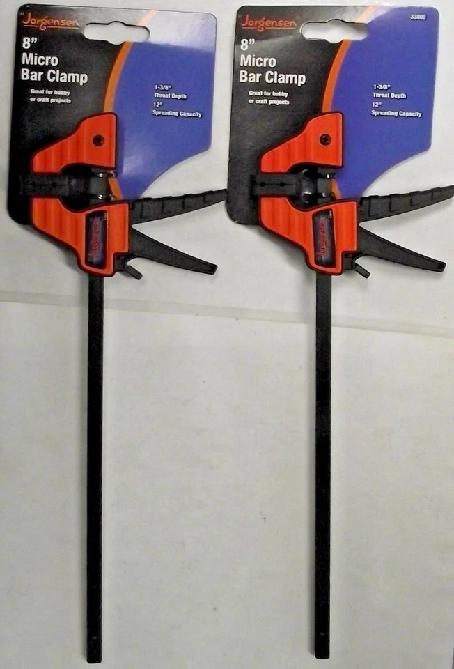 Jorgensen 33808 2pk 8" Micro Bar Clamp & Spreader - Изображение 1 из 1