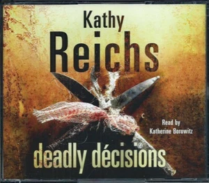 Deadly Decisions by Kathy Reichs (Temperance Brennan 3, Audiobook, crime, 2009) - Picture 1 of 1