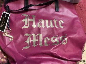 Juicy Hot Mess (Haute Mess) XL Tote Bag Purse Rare! - Picture 1 of 6