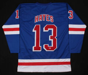 Kevin Hayes #13 Signed New York Rangers Hockey Jersey (Beckett COA)