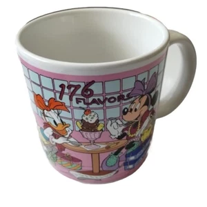 Walt Disney Mug Born To Shop Minnie Mouse Daphne Duck Applause 1987 Ice Cream - Picture 1 of 6