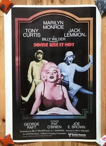 Some Like It Hot•Marilyn Monroe•Repro Movie Poster R1980 20x28 Poster - Picture 1 of 2