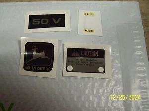 John Deere Chainsaw Model 50V Decal Set - Picture 1 of 1