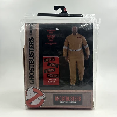 Adult Ghostbusters Halloween Costume Licensed - PLUS 4XL (58-60) NEW! - Image 1 of 2