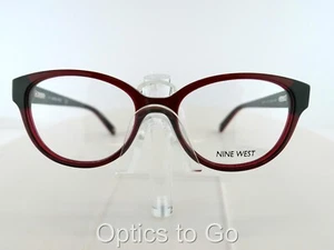 Nine West NW 5101 (602) BURGUNDY 51-16-135 PETITE LADIES Eyeglass Frame - Picture 1 of 8